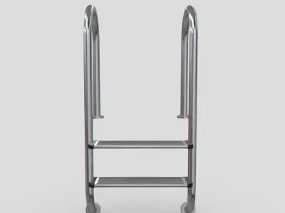 CC0 - Pool Ladder 3 Free low-poly 3D model
