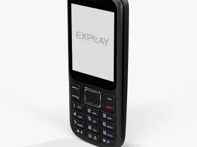 Explay A240 Low-poly 3D model