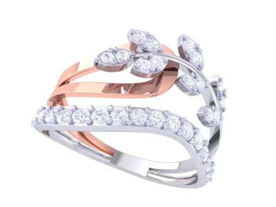  Women Ring MTL 3dm STL OBJ FBX Details 3D print model order