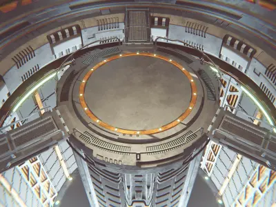  Sci-fi Scene for rendering Restyling - TESLA 