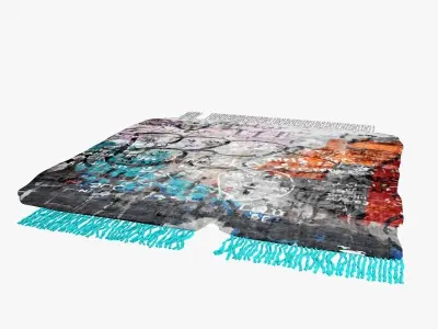 CALLE HENZEL Coutinho C3 Frozen Cut carpet 3D model