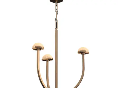 PEDRA ROUND CHANDELIER 24 3D model