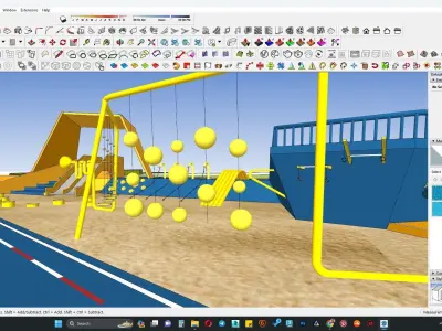 Play area 3d model 3D model buy
