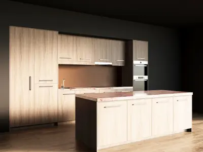 55-Kitchen7 texture 5 3D model