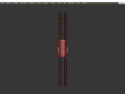 MUTUAL SCONCE Low-poly 3D model