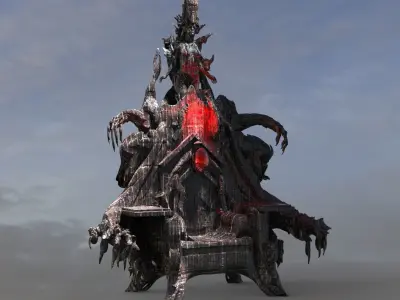 Halloween ivy Thrones 3D model