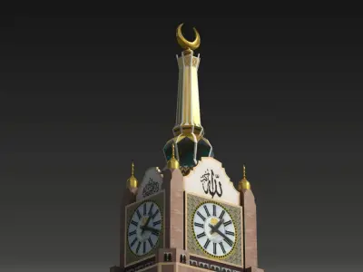 Abraj Al-Bait Towers 3D model