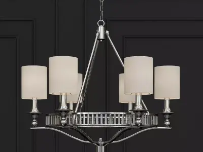 Elk chandelier 5 3D model