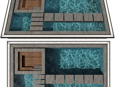 SWIMMING POOL NO72 A 3D model