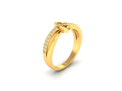 Women Ring  Render 3dm STL OBJ FBX Details 3D print model 41