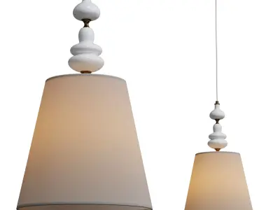 Pendant lamp Freya FR2038PL-01BS Low-poly 3D model