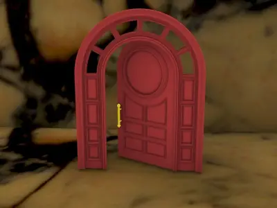 3d door model 3D model purchase