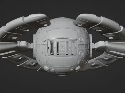 SCIFI Drone 3D model by Arobaco