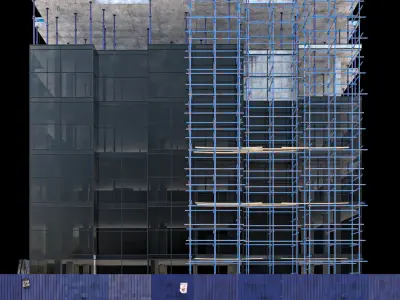 Lowpoly Modular Building 12 Low-poly 3D model