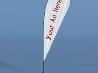 Event Flag 3D model