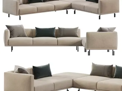 Sofa Binario by Flou 3D model