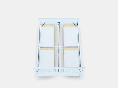 IDANAS Bed frame with storage 8 Low-poly 3D model