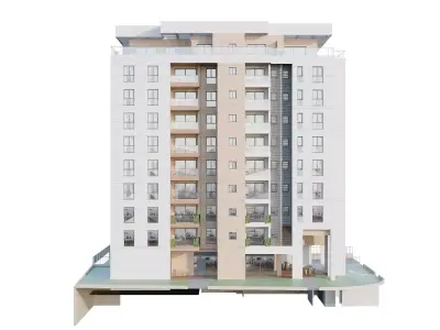 Residence Building 3 3D model