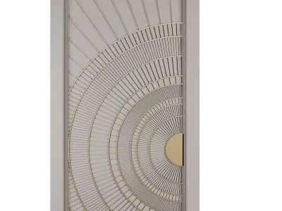Entrance door set166 3D model