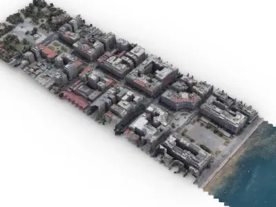 Aristotelous Square Thessaloniki Greece 3D model