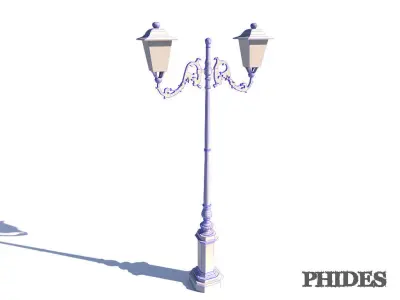 Street Light Low-poly 3D model