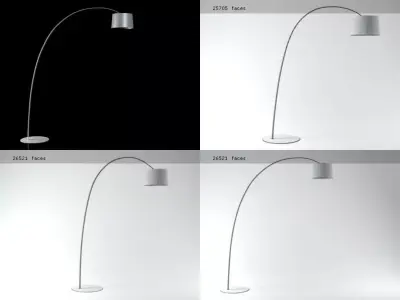 Twiggy Floor lamp 3D model