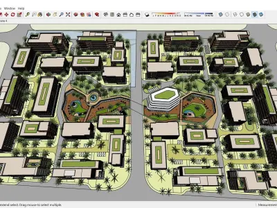 Sketchup Shopping Center H5 3D model