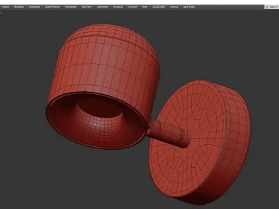 TINY WALL Low-poly 3D model