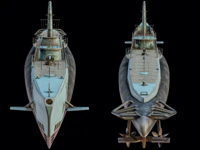  USS Archerfish Submarine PBR 