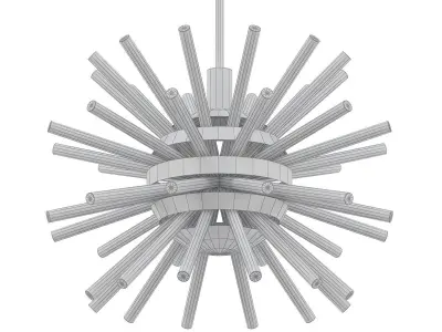 Bakalowits modern starburst pendant light 3D model
