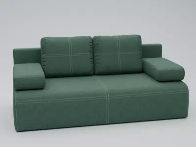 Modern Living Room Sofa Low-poly 3D model