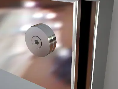 Bathroom Radiator Scirocco Dress Mirror Low-poly 3D model