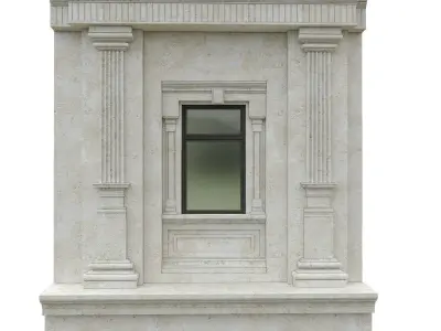 Classic Architecture Window 4 3D model