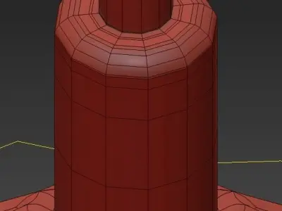 Angel chandleir Low-poly 3D model