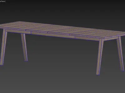 table A Line 3D model