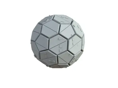 Sci Fi Object No 2178 Low Poly Low-poly 3D model