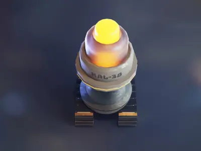 Kal-38 Kal Robotics Collection Low-poly 3D model