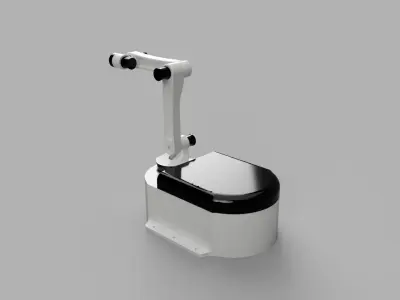 Robotic Arm With Cable Drive 3D print model