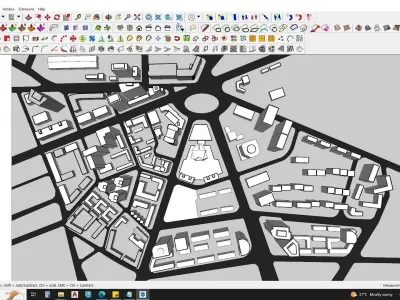 Highrise building Environment 3d model 3D model