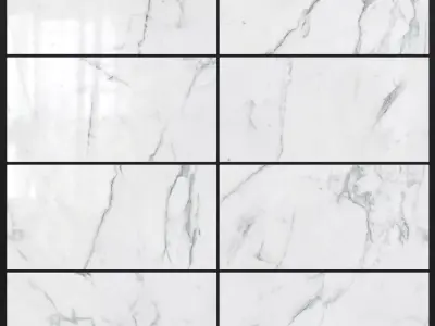 Yurtbay Seramik Legacy White 300x600 Set 1 3D model