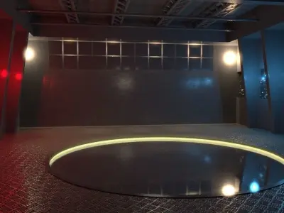 Virtual Studio Low-poly 3D model