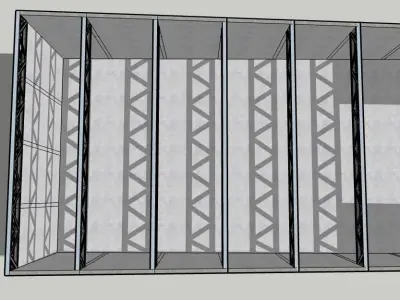 Industrial Shed 3D 3D print model