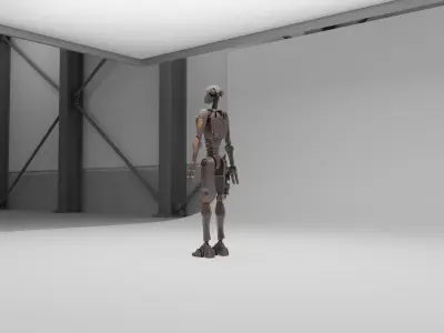 Star Wars BX Command Droid Low-poly 3D model