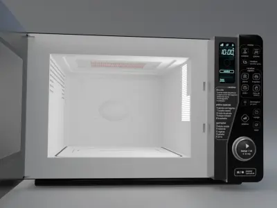 Microwave Brastemp Maxi 23L Maxi Flat with Grill 3D model