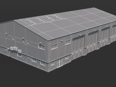  5 Industrial Buildings And Props Collection 