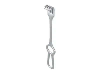 Retractor Surgical Instrument v1 001 Low-poly 3D model