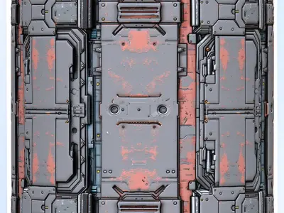 Sci-FI Seamless Texture Texture 27