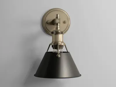 Shades of Light Truncated Cone Shade Sconce 3D model