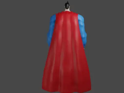 Superman stylized 3D character 3D model