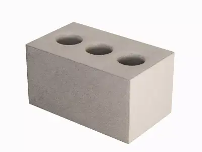 Concrete Brick 05 Low-poly 3D model